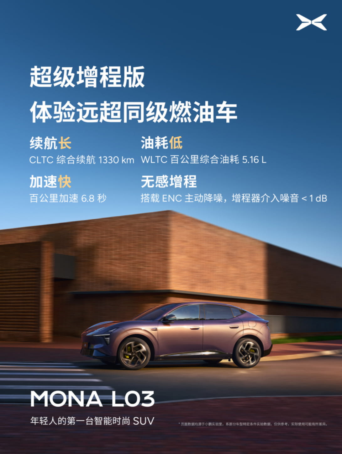 7月2日首秀预售！小鹏MONA L03动力与座舱参数全公布 对标30万级SUV体验